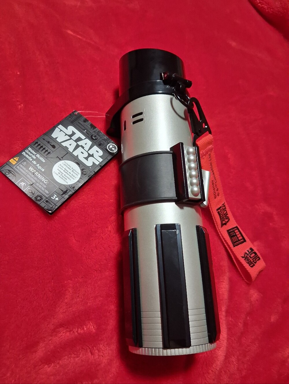 Darth Vader LIGHTSABER Hilt Light-Up Water Bottle – Star Wars